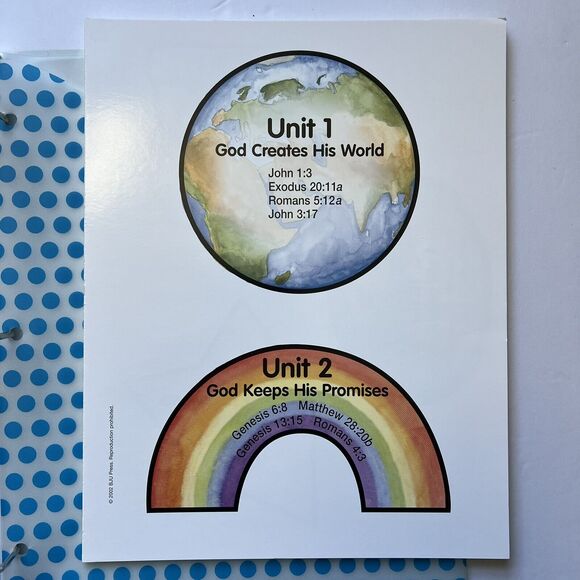 BJU Press Bible Truths 1 A Fathers Care Student Handouts Homeschool Curriculum - Picture 12 of 14